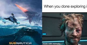 Image result for Fishing in Subnautica Meme