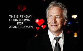 Image result for Alan Rickman Birthday