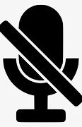 Image result for Microphone Mute Circle Icon