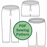 Image result for Printable Pajama Pants Pattern