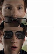 Image result for Spider-Man Glasses Meme Template