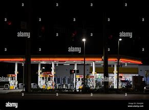 Image result for Shell Gas Station Night