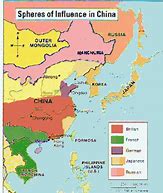 Image result for Spheres of Influence China Imperialism Map