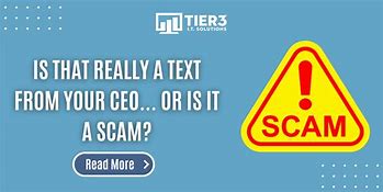 Image result for Scam Text CEO