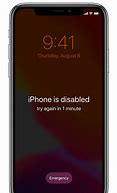 Image result for iPhone Is Disabled Try Again Tomorrow