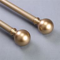 Image result for Metal Curtain Rod Finials