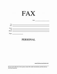 Image result for Fax Cover Sheet PDF