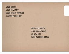 Image result for What Is a Complete Address On an Envelope Template