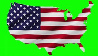 Image result for United States Map Green Screen with Flag