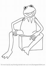 Image result for Line Drawings Frog Kermit