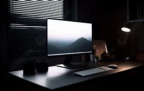 Image result for Dark Office with Computer Screen
