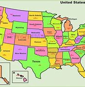 Image result for Us Map with State Names and Capitals