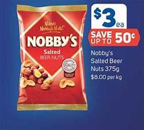Image result for Nobbys Salted Beer Nuts