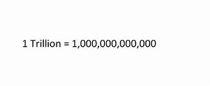 Image result for How Many Zeros in Trillion