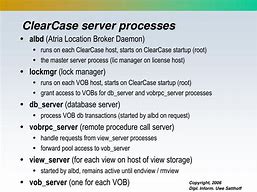 Image result for IBM ClearCase VOB Server