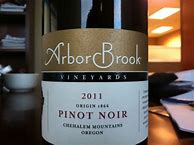 Image result for ArborBrook Pinot Noir Origin 1866