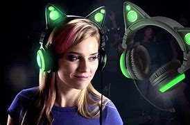 Image result for Gamer Headset Cat Ears