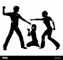 Image result for Violence Silhouette