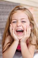 Image result for Little Girl Laughing with Eyes Closed