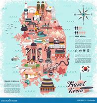 Image result for South Korea Travel Map
