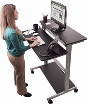 Image result for Ergonomic Computer Workstation Desk