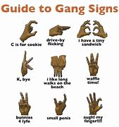 Image result for Kid Throwing Gang Signs
