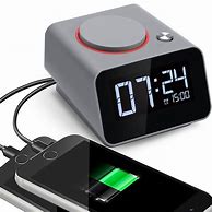 Image result for Alarm Clock with Cell Phone Charger