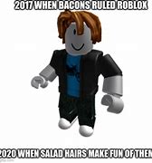 Image result for Roblox Bacon Hair Meme