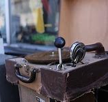 Image result for Antique Suitcase Record Player