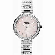Image result for Pink Quartz Fossil Watch