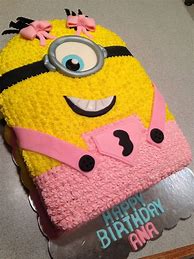 Image result for Minion Cake for Girls