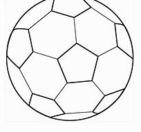 Image result for Soccer Ball Drawing Template