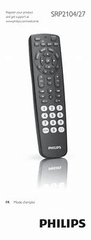 Image result for Philips Universal Remote Src4221 1A