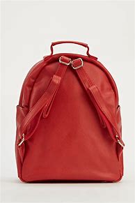 Image result for Backpack Faux Leather with Many Zippers
