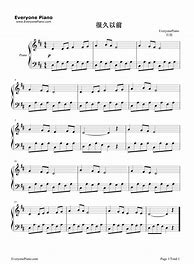 Image result for Long Time Ago Sheet Music