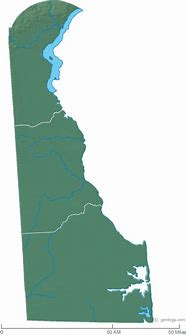 Image result for Delaware Physical Map