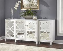 Image result for Low Profile Mirrored Sideboard