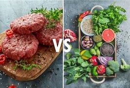 Image result for Vegan Meal vs Meat