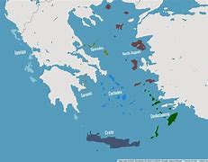 Image result for What Sea Are the Greek Islands In