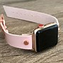 Image result for Rose Gold Apple Watch with Black Band