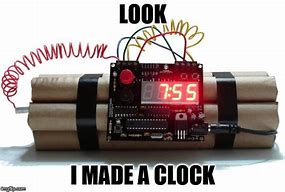 Image result for Bomb Clock Meme