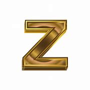 Image result for Gold Letter Z