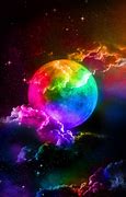 Image result for Night Sky Moon and Galaxy