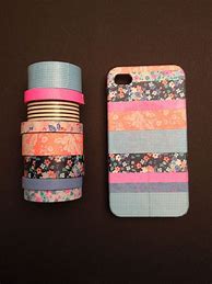 Image result for DIY Phone Case with Washi Tape