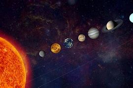 Image result for Solar System in a Line