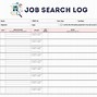 Image result for Job Search Log Template Printable