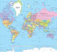 Image result for Detailed World Map with Cities