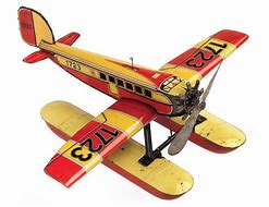 Image result for Antique Metal Toy Airplanes