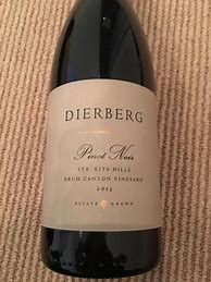 Image result for Dierberg Pinot Noir Drum Canyon Sta Rita Hills