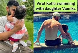 Image result for Virat Kohli Swimming